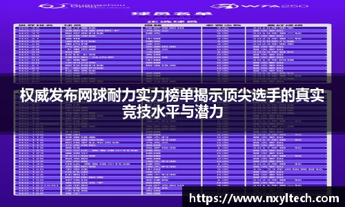 权威发布网球耐力实力榜单揭示顶尖选手的真实竞技水平与潜力